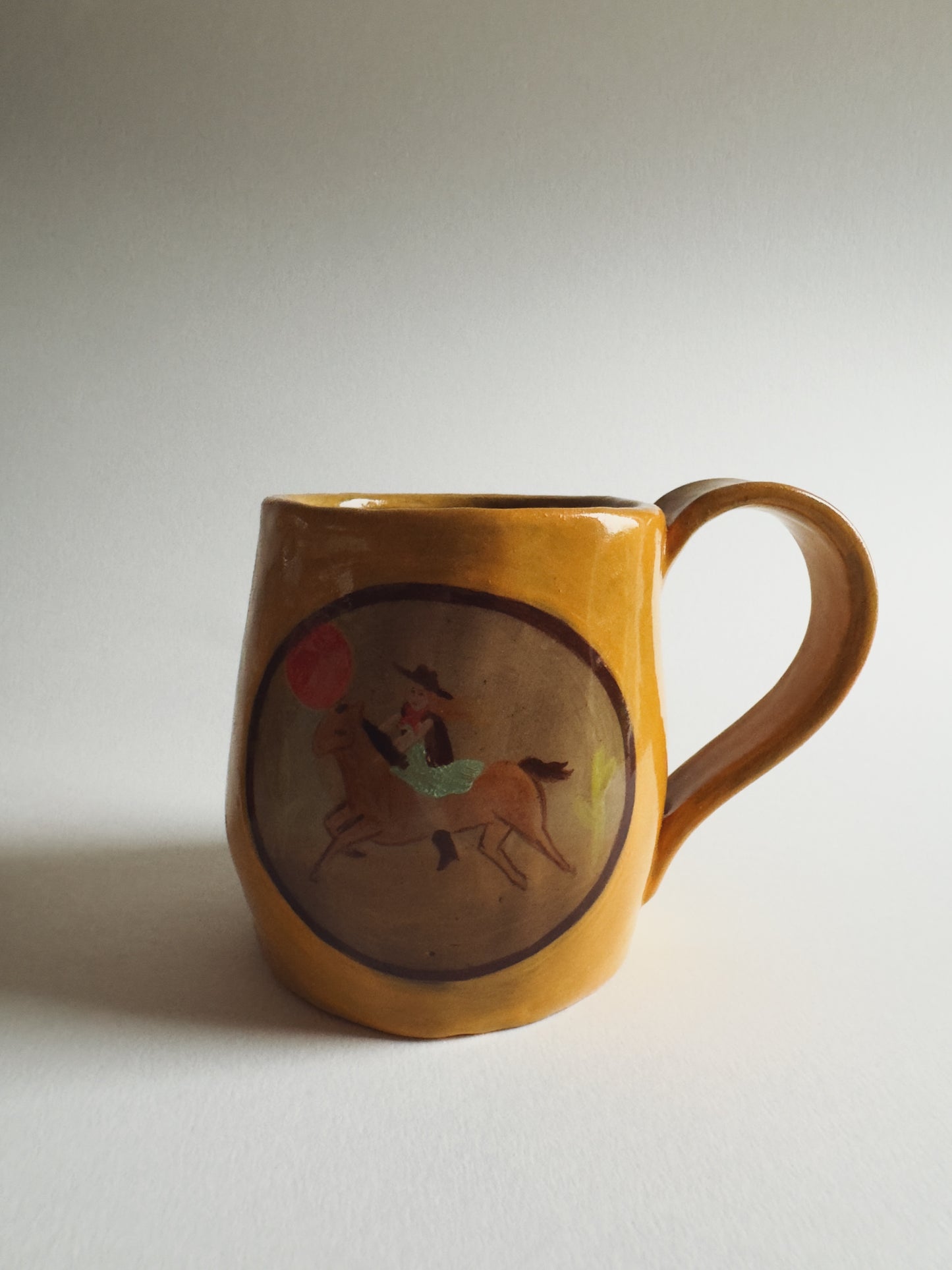 Cowgirl Mug - Yellow
