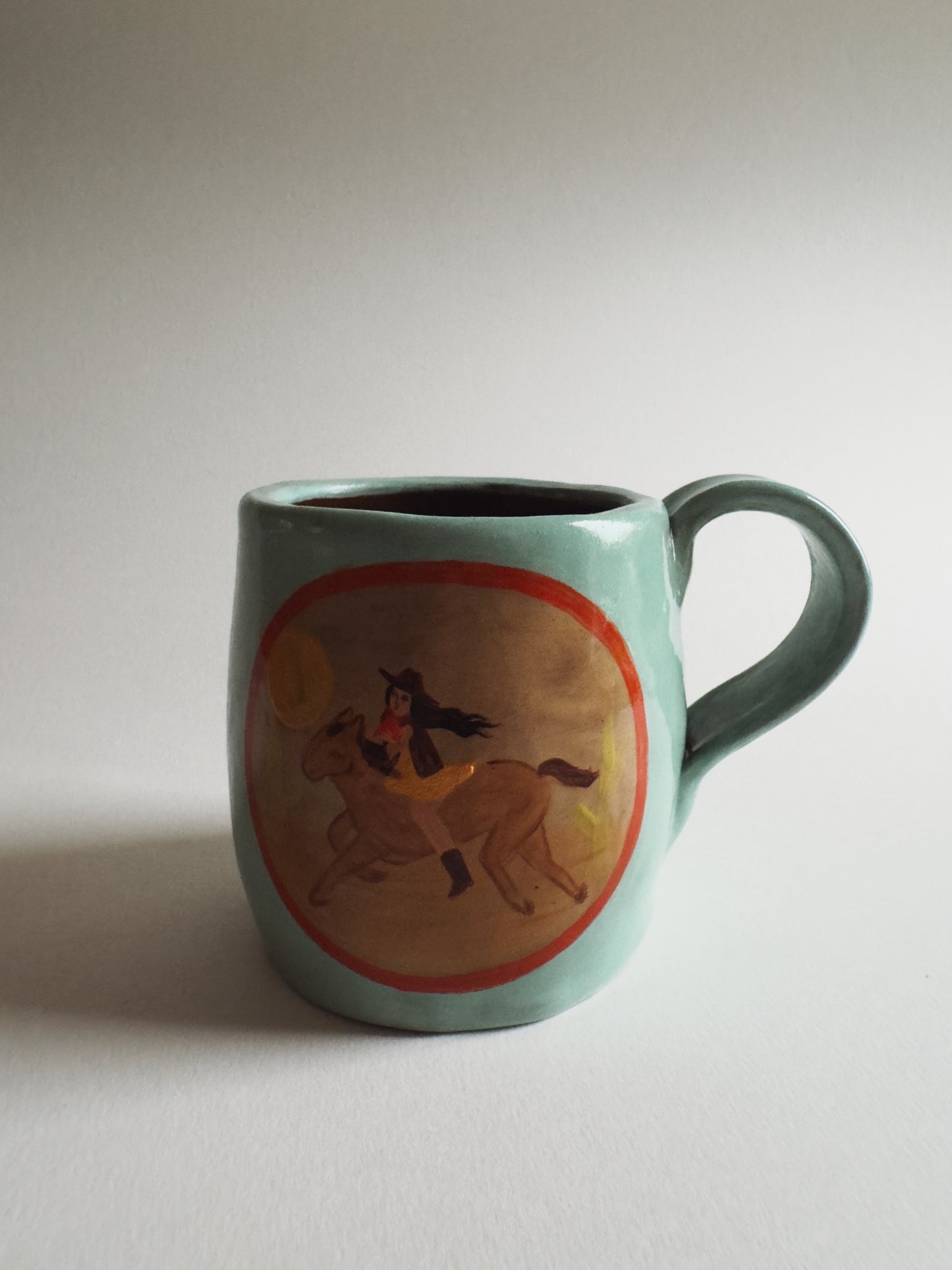 Cowgirl Mug - Mint Green #2