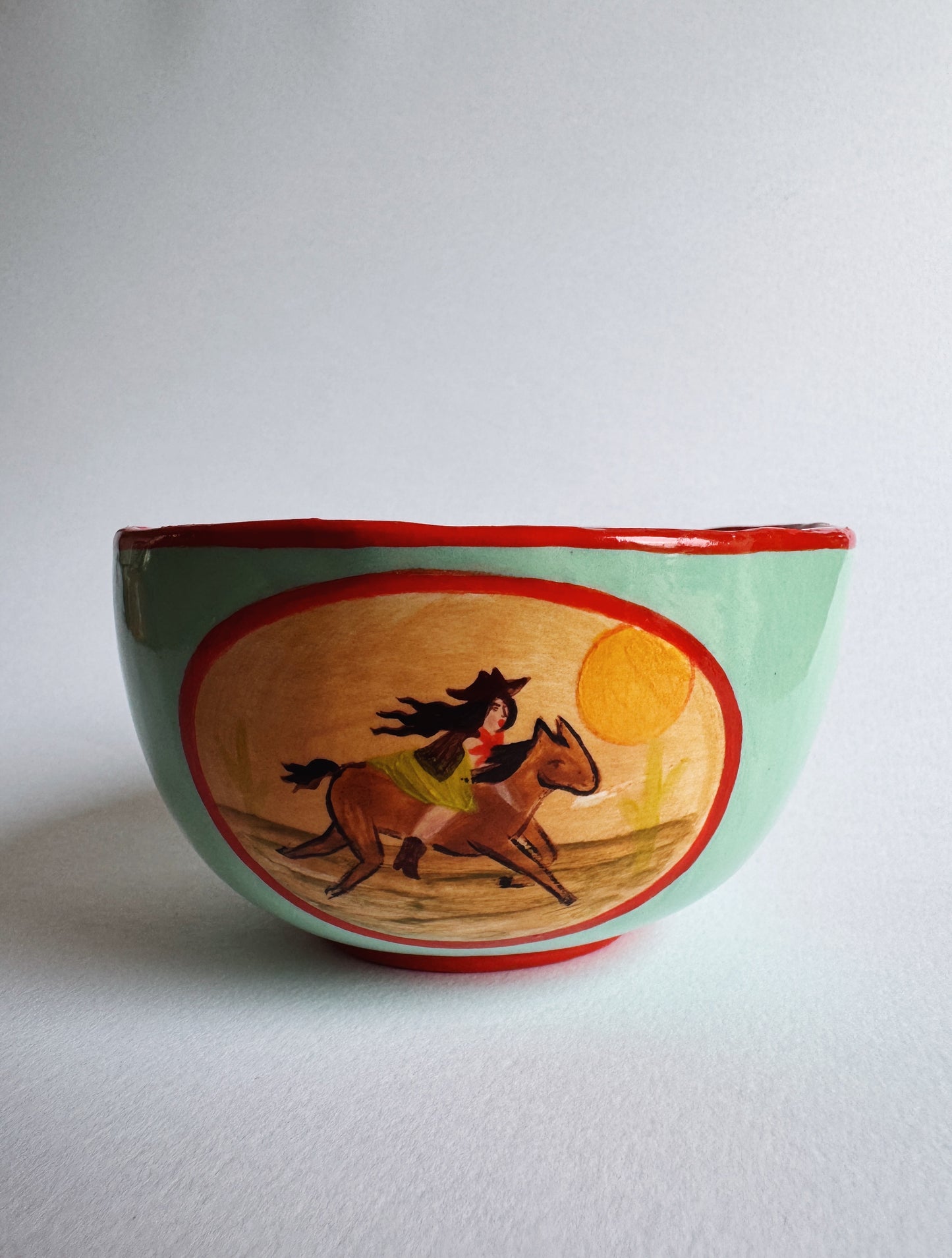 Sea Green Cowgirl Bowl
