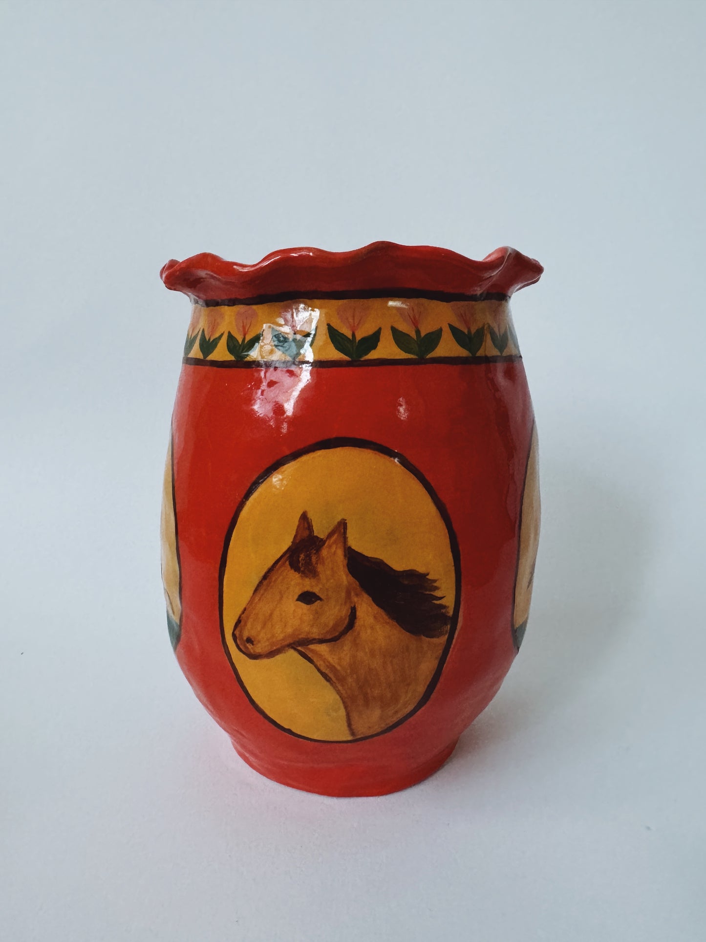 Cowgirl Vase