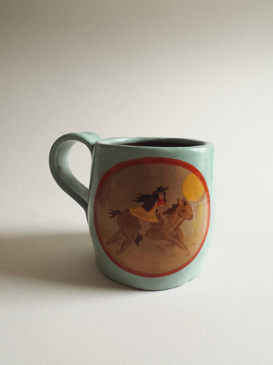 Cowgirl Mug - Mint Green #2