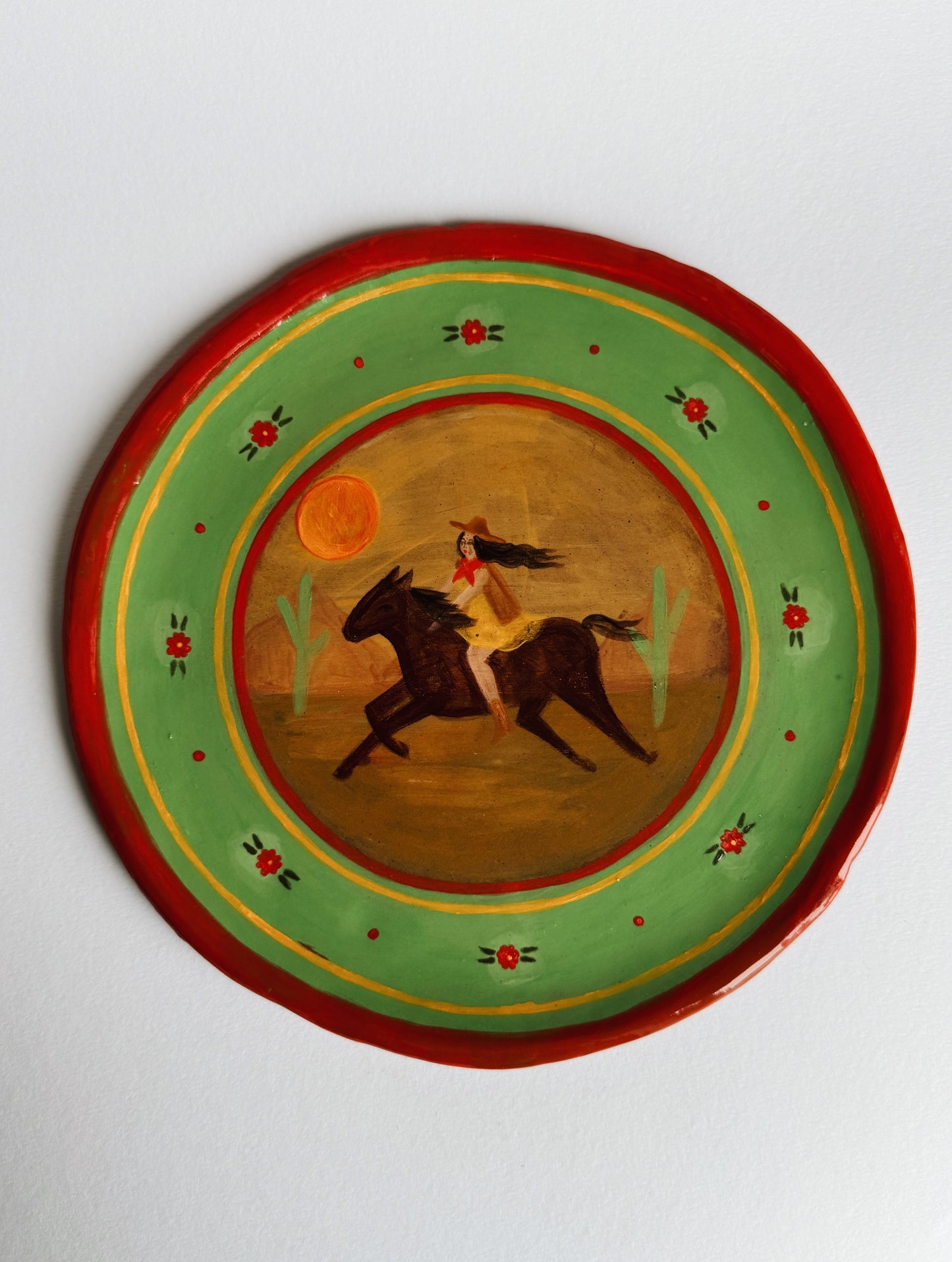 Cowgirl Plate