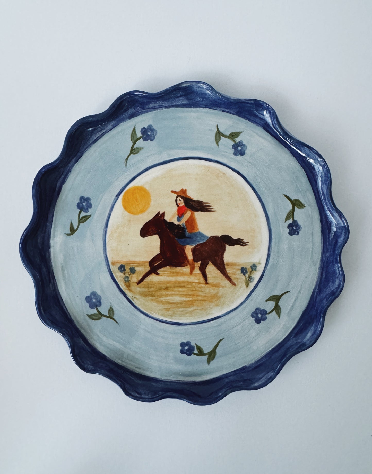 Cowgirl Plate