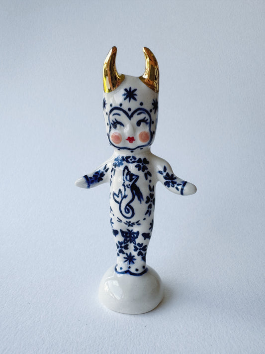 Tattooed Devil - Dark Blue